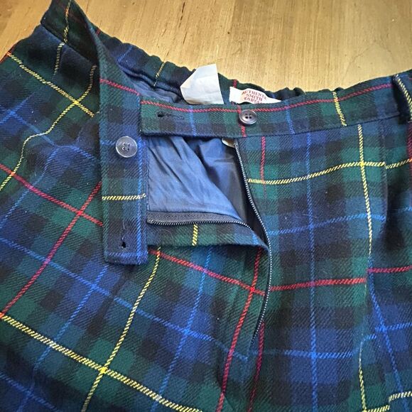 Pendleton Pants Womens 18 Authentic Smith Tartan Plaid Lined Virgin Wool VTG USA - Picture 13 of 15